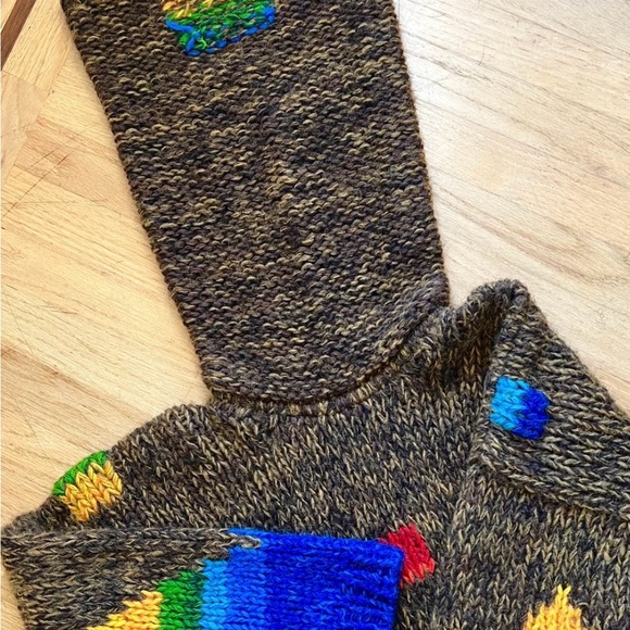 KANSAI YAMAMOTO (F/W 1977) Vintage Brown Wool Sweater/Dress | med/large/x-large - Picture 6 of 8